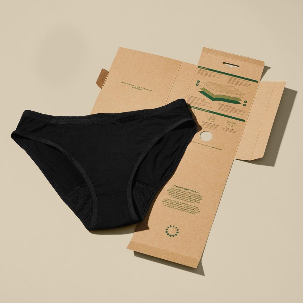 Period Panty brief period underwear black V-Cut shop online